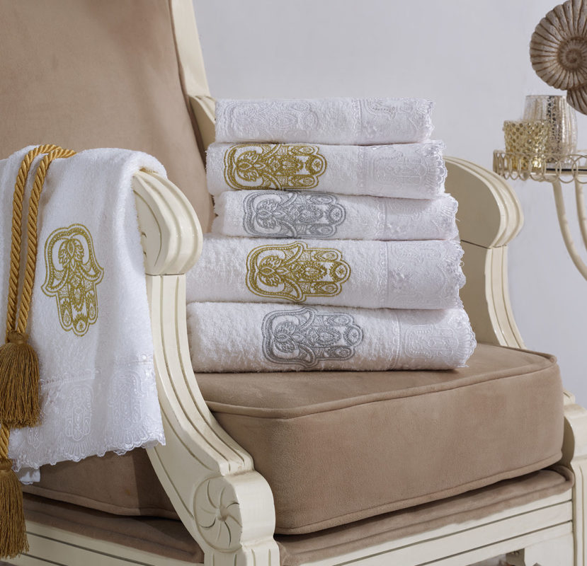 מגבות מעוצבות חמסה