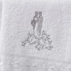 מגבות תחרה חתן כלה