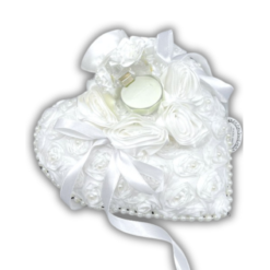 כרית טבעות לב