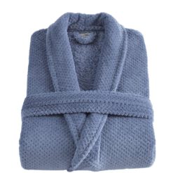 חלוק פרווה כחול מידנייט