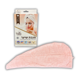 מגבת ראש ורוד