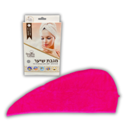 מגבת ראש פוקסיה