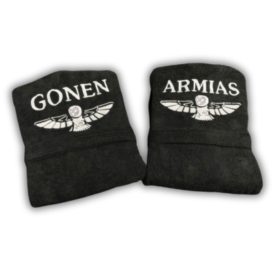 חלוק מגבת מודפס