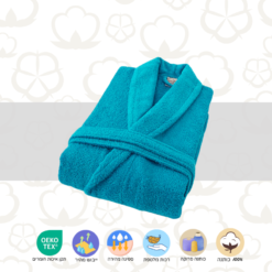 חלוק רחצה עבה פטרול