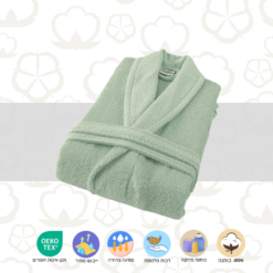 חלוק רחצה עבה ירוק זית