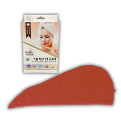 מגבת ראש בורדו