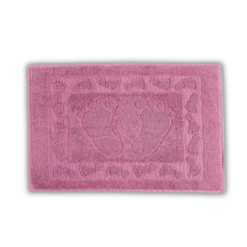 מגבת רגליים ורוד