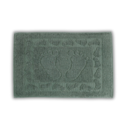 מגבת רגליים ירוק בקבוק