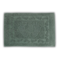 מגבת רגליים ירוק בקבוק