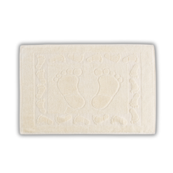 מגבת רגליים קרם