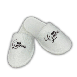 נעלי מגבת רקום גרום