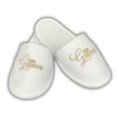 נעלי מגבת רקום גרום