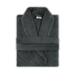 חלוק פרווה אפור